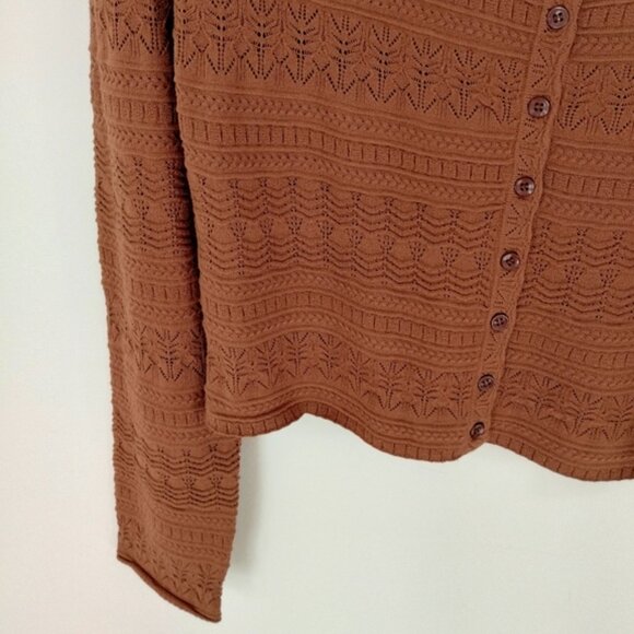 Saltwater Luxe Wilfred Sweater Chocolate Brown Size XL - Picture 9 of 12